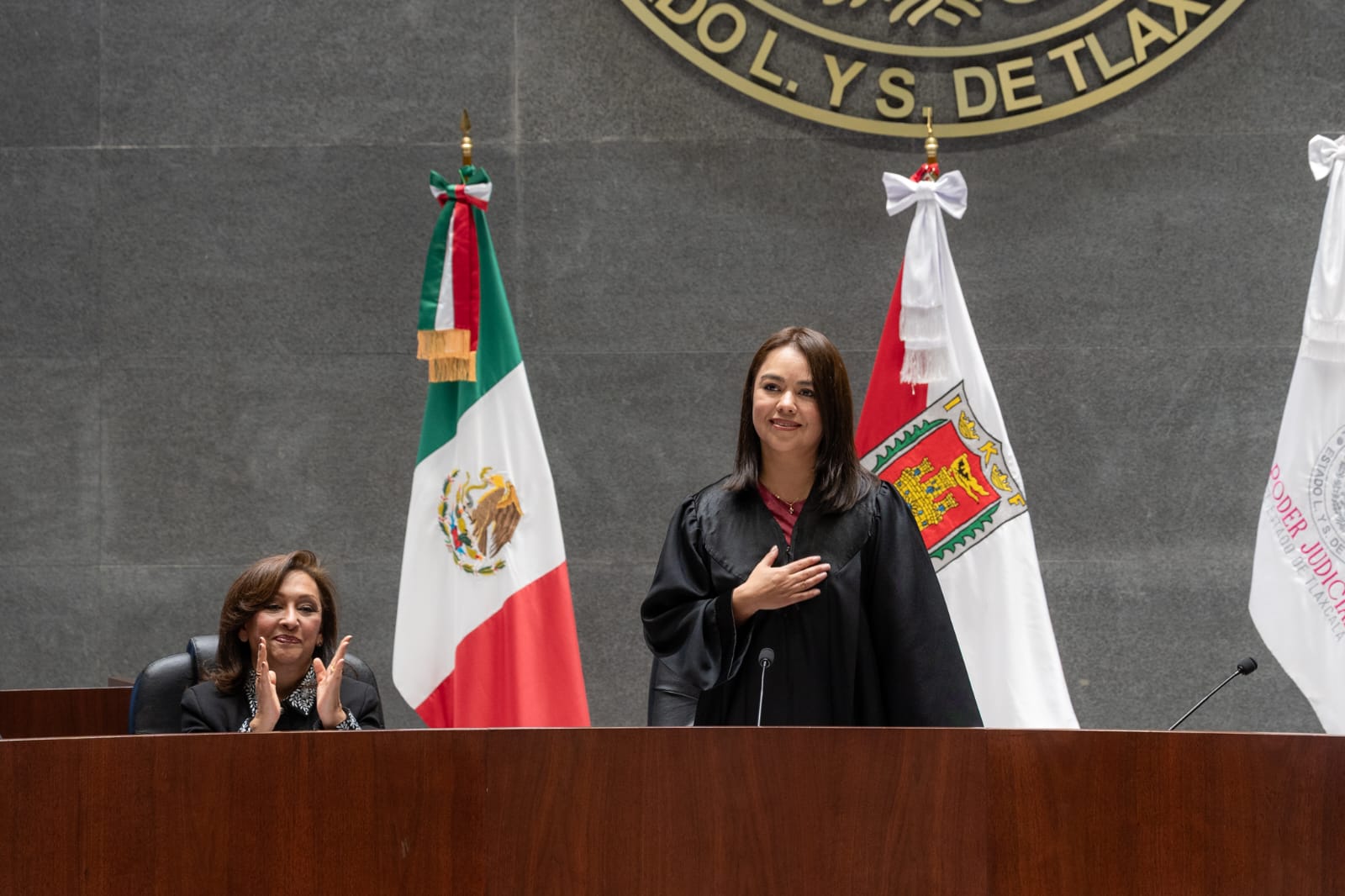 Rinde protesta Fanny Amador como presidenta del TSJE; refrenda compromiso para fortalecer la impartición de justicia